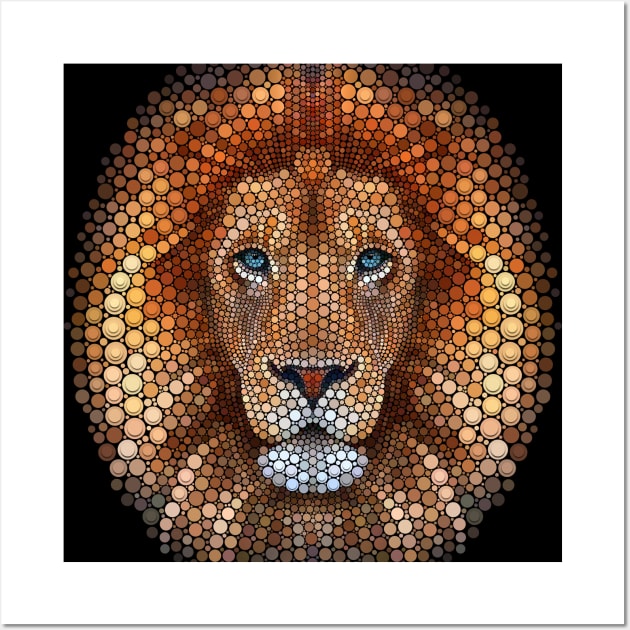 Lion Wall Art by benheineart